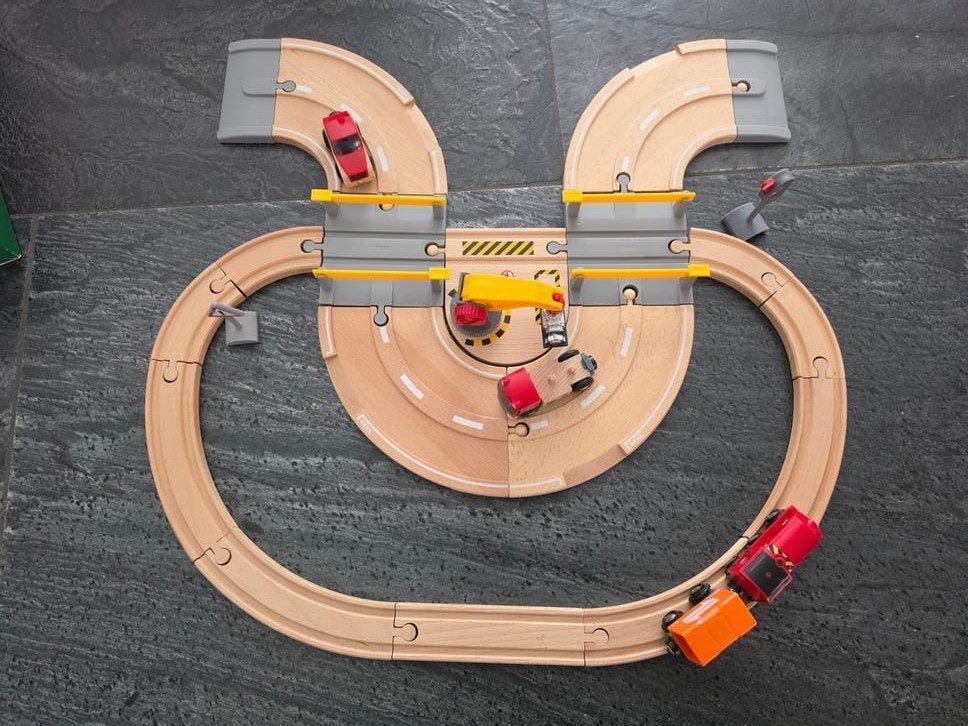 Brio World Rail & Road Kraanset 33208, Ophalen of Verzenden, Zo goed als nieuw