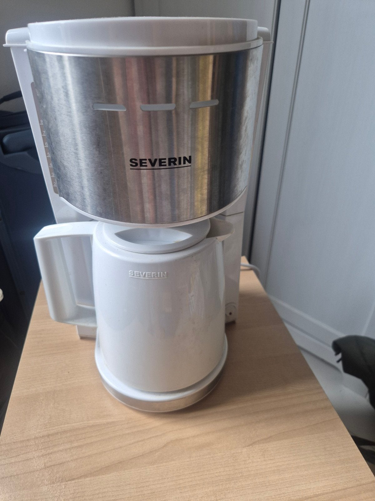 Severin filter koffiezetapparaat met thermoskan, Ophalen, Gebruikt, 10 kopjes of meer, Koffiemachine