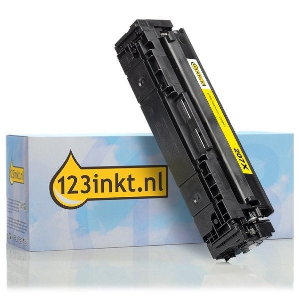 123inkt huismerk vervangt HP 207X (W2212X) toner geel, Ophalen, Nieuw, Toner