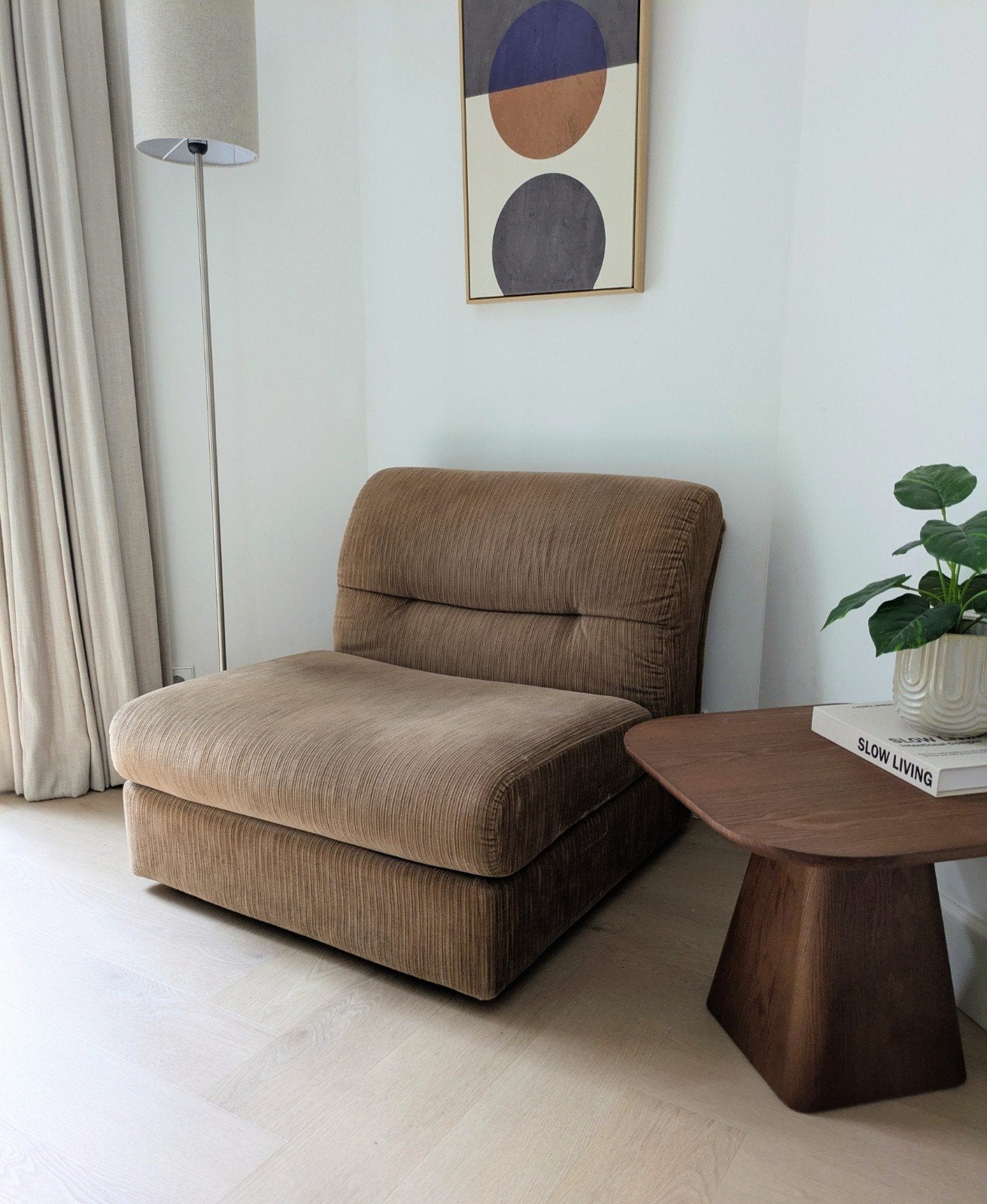 Vintage lounge fauteuil sofa, Ophalen, Eenpersoons, ., 75 tot 100 cm