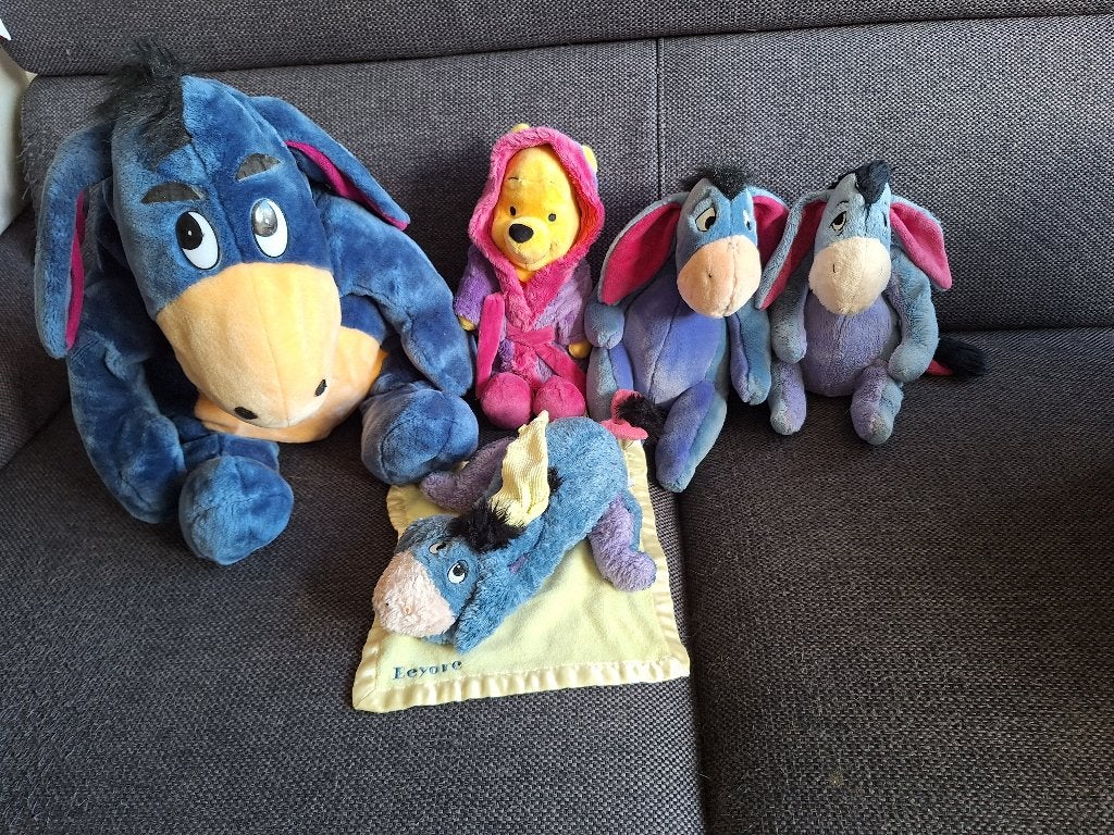 Winnie de poeh en Iejoor knuffels, Kinderen en Baby's, Speelgoed | Knuffels en Pluche, Disney, Overige typen, Ophalen of Verzenden