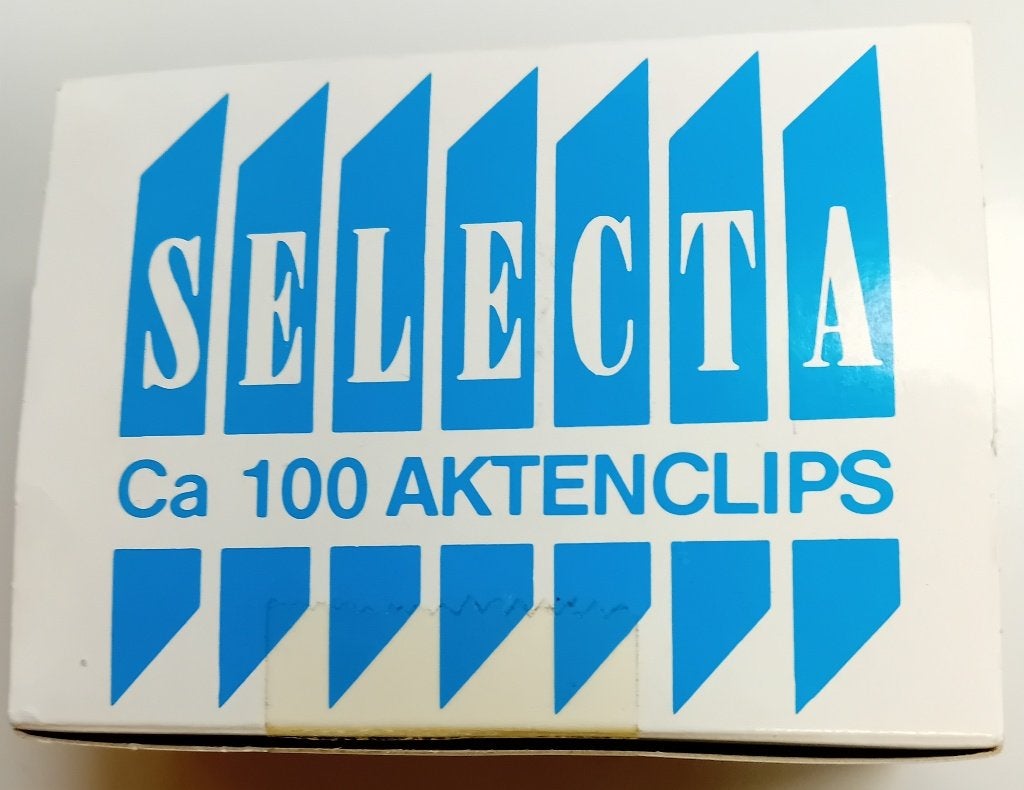 Te Koop: Een doos met 98 Selecta aktenclips, nieuw.  , Ophalen of Verzenden, Nieuw