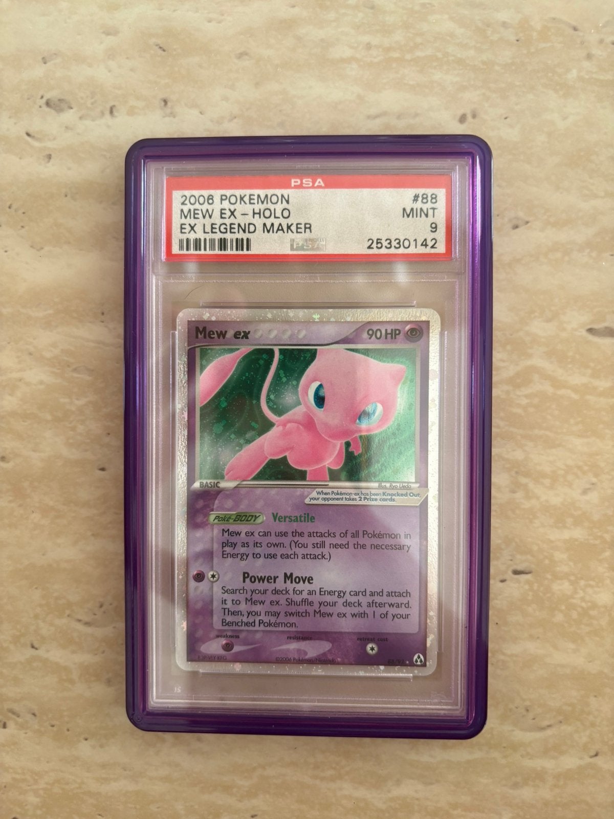 Mew ex legend maker 88 psa 9, Ophalen, Zo goed als nieuw
