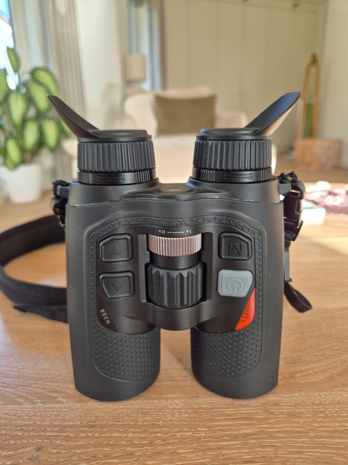 NocPix Quest H35R Verrekijker met Nachtzicht en Afstandsm, Ophalen, Dakkant (recht), 8 tot 12x, Nachtkijker