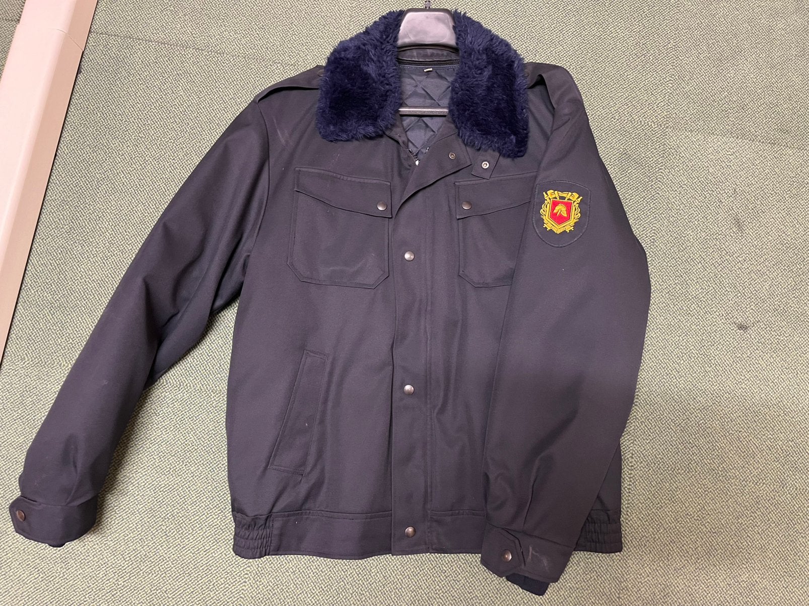 Jos Cohen en zoon uniform/brandweer jas blauw mt. 51, Ophalen of Verzenden, Overige soorten, Kleding of Schoenen