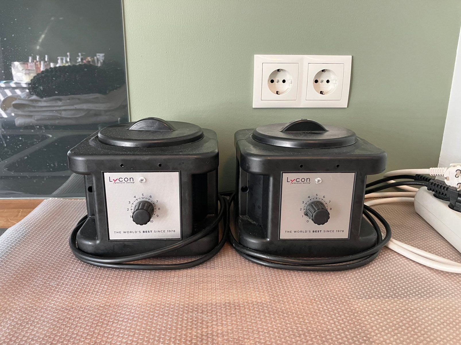 Lycon professionele waxheater, 2 stuks, kleur zwart., Ophalen of Verzenden, Gebruikt, Overige typen