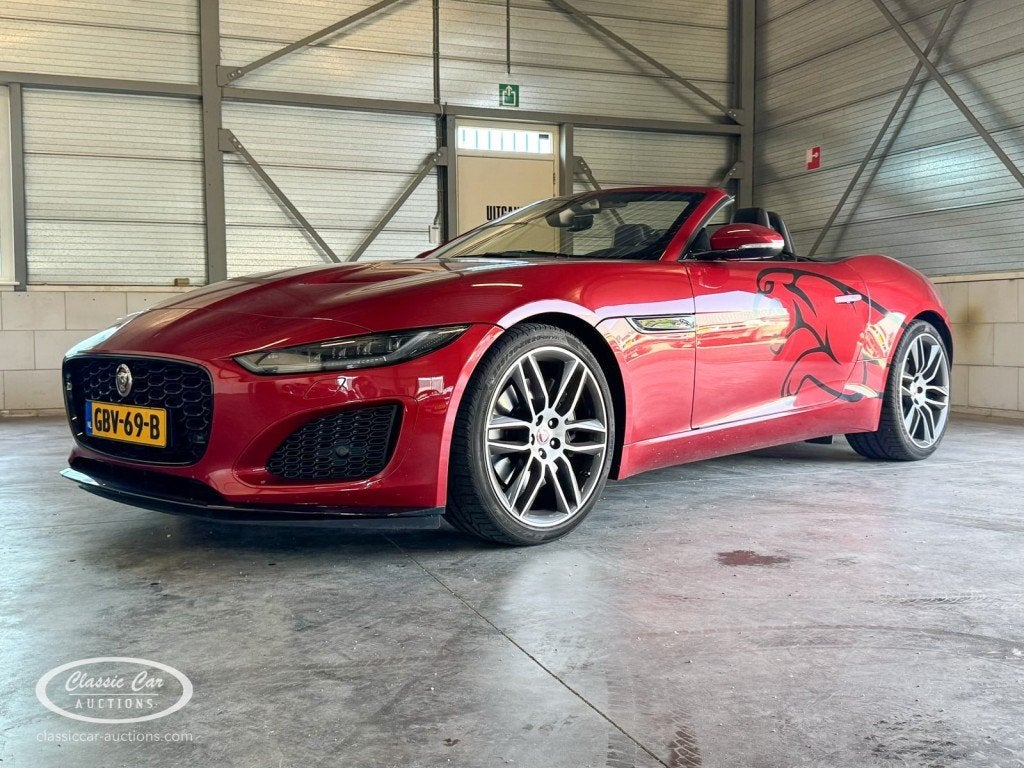 Jaguar F-TYPE  P300 RWD  - ONLINE AUCTION, Auto's, Jaguar, Automaat, Achterwielaandrijving, 4 cilinders, Cabriolet
