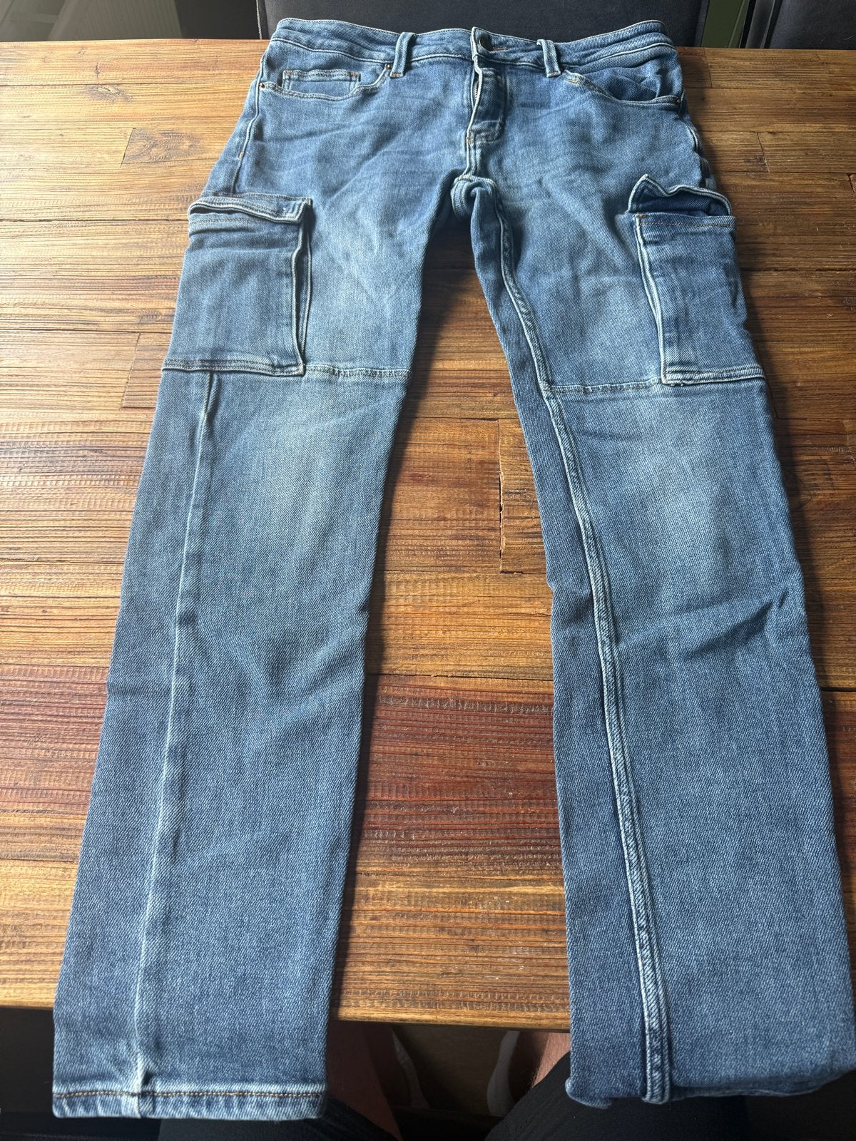 Refill Leroy Skinny Fit Jeans 32/34, Ophalen of Verzenden, Gedragen, Blauw, W32 (confectie 46) of kleiner