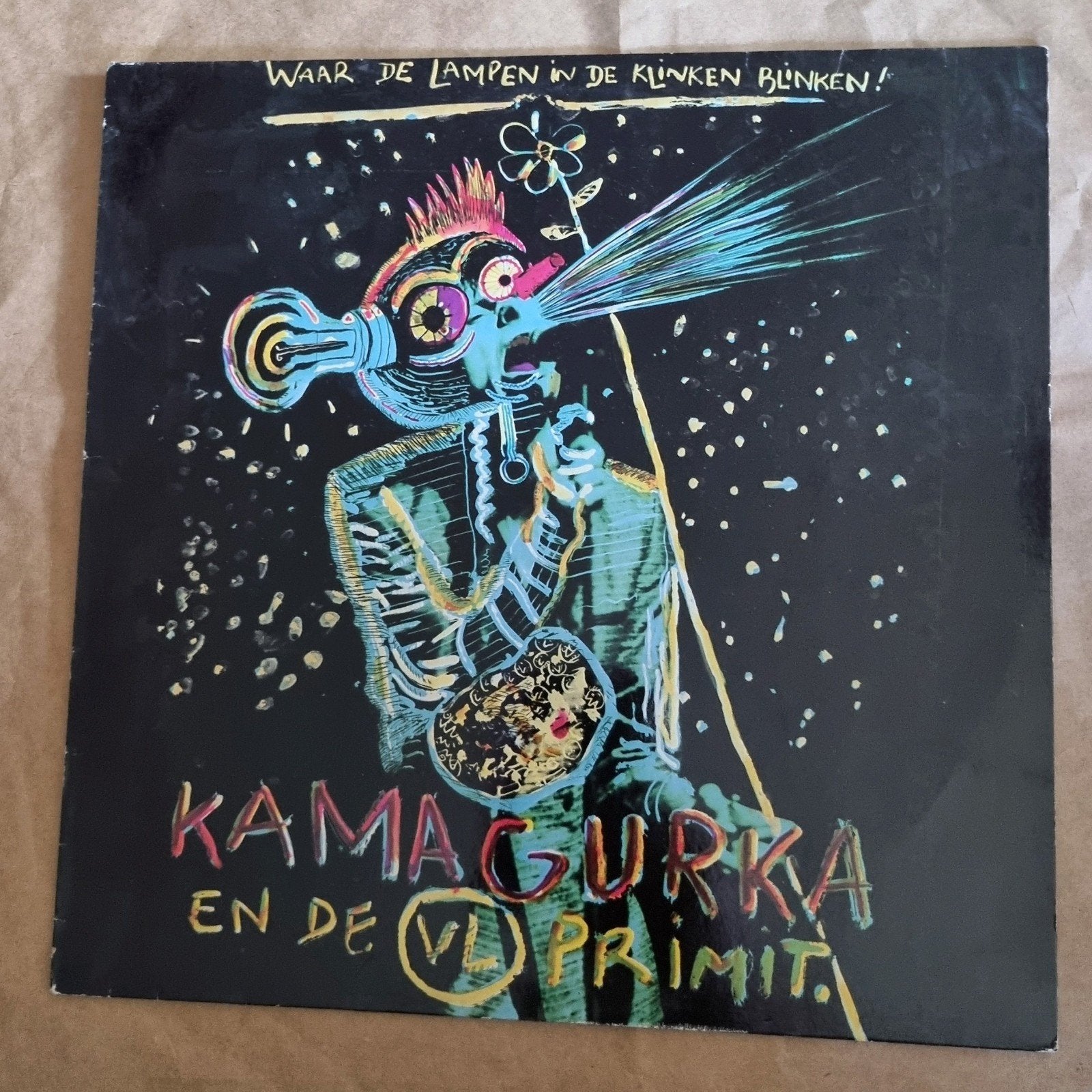 LP Kamagurka - Waar de lampen in de klinken blinken, Ophalen of Verzenden, Zo goed als nieuw, 12 inch