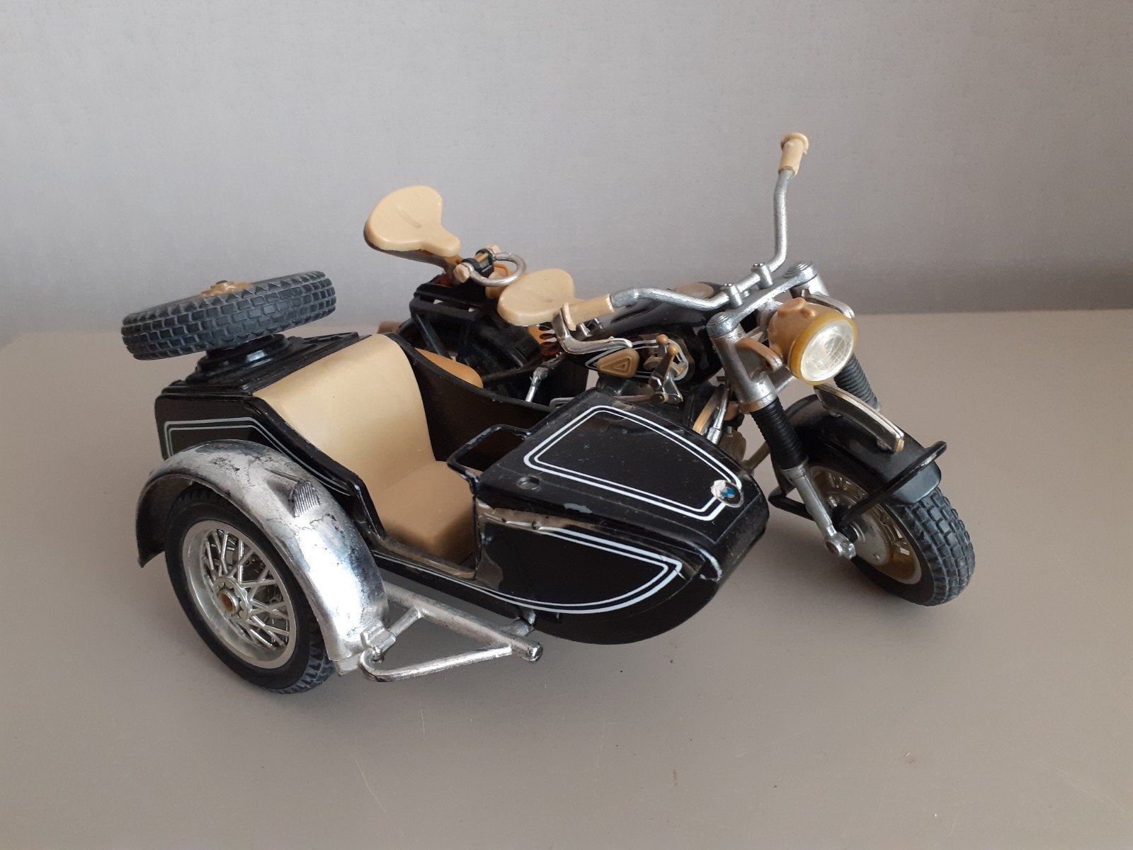 Vintage BMW R75 Motor met zijspan, Overige merken, Gebruikt, Ophalen of Verzenden, Groter dan 1:32