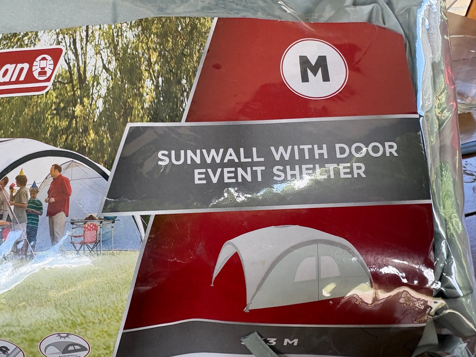 Coleman Sunwall met deur voor Event Shelter M, Ophalen, Nieuw, Tot en met 2