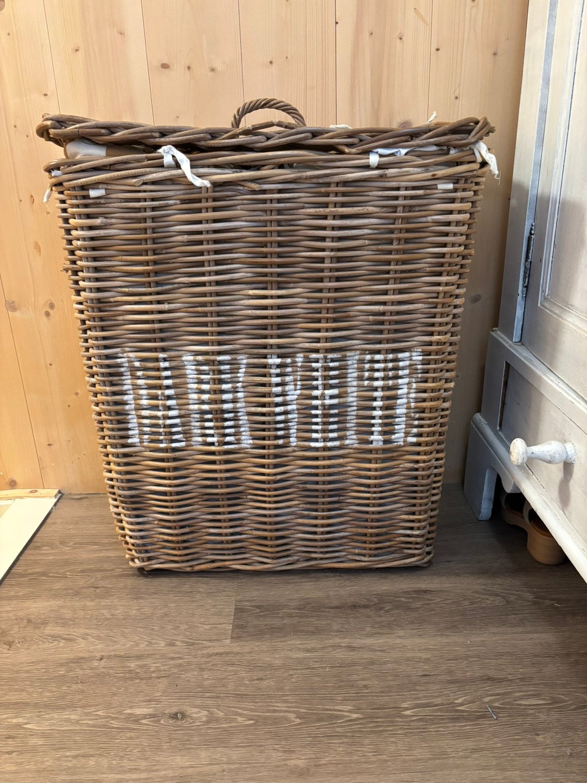 Royale wasmand Riviera  Maison rotan, Ophalen, Zo goed als nieuw, Rechthoekig, Riet