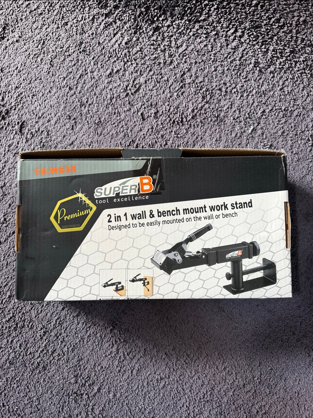 Super B Fietsklem Muur standaard Adviesprijs: 169.90 €, Fietsen en Brommers, Fietsaccessoires | Fietsgereedschap, Ophalen of Verzenden