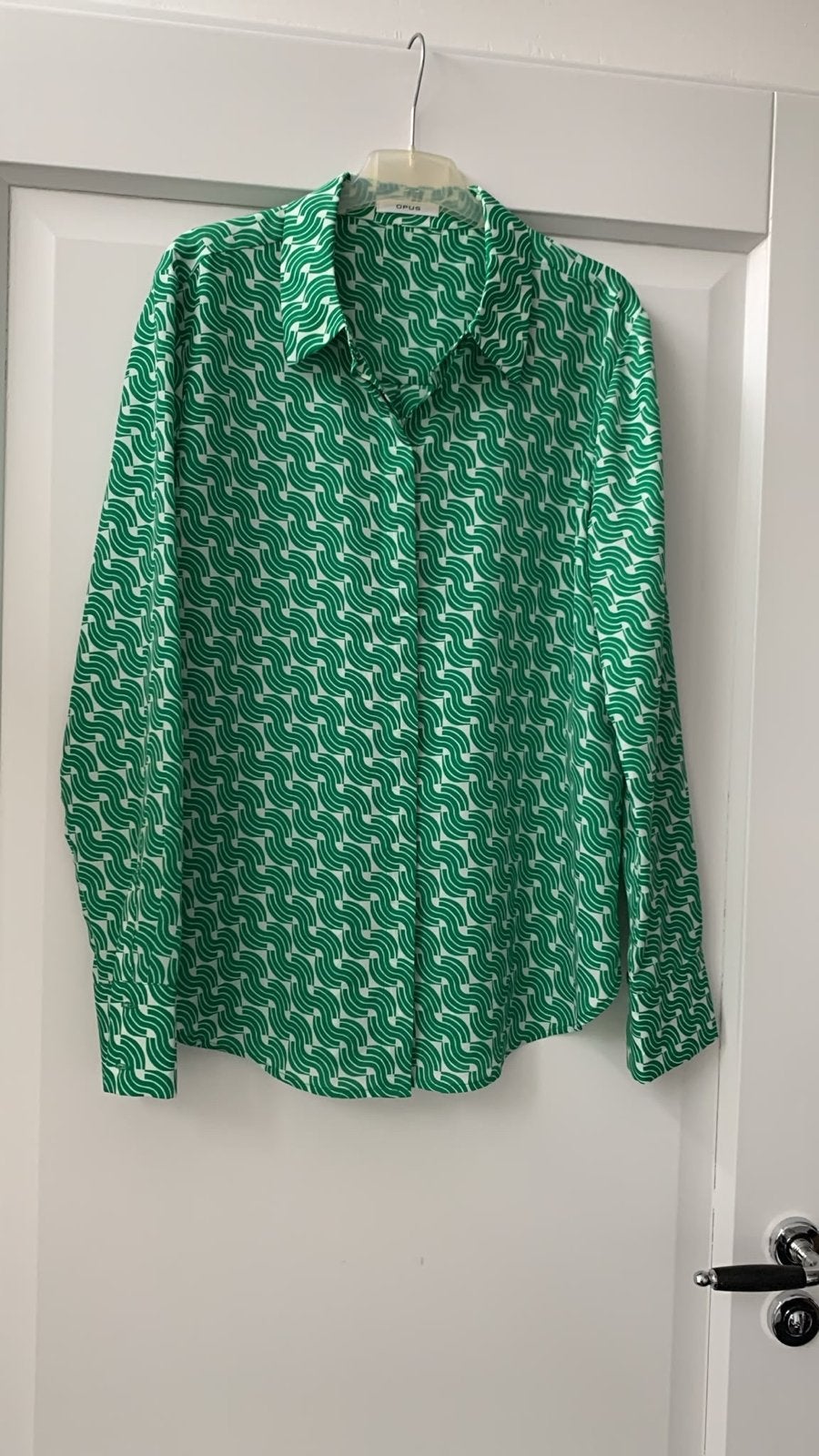 blouse, Ophalen of Verzenden, Zo goed als nieuw, Maat 36 (S), Groen