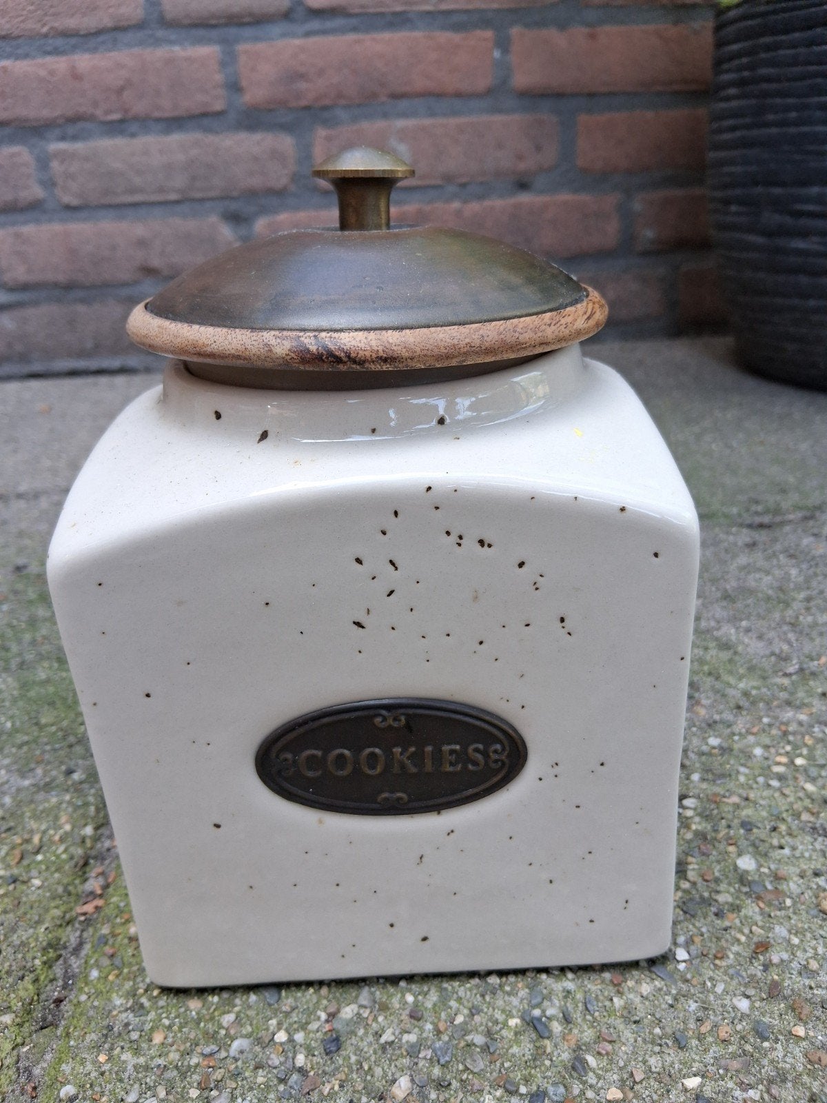 Leuke Cookie Jar / Koekjespot, Ophalen of Verzenden, Gebruikt