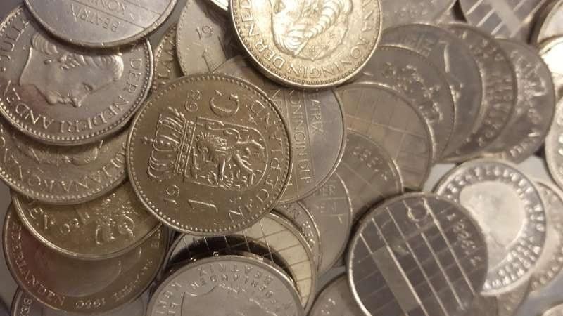U ontvangt 9 kilo Nederlandse guldens van 1967 t/m 2001, Postzegels en Munten, Munten | Nederland, Setje, 1 gulden, Koningin Juliana
