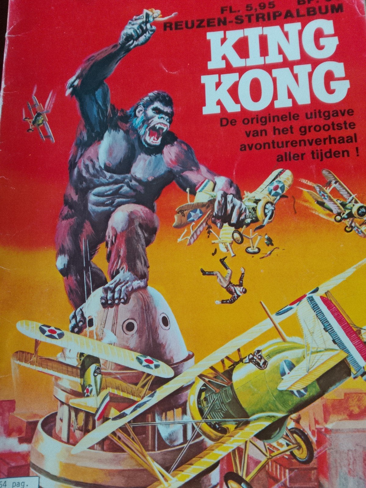 King Kong Reuzen-Stripalbum - Originele Uitgave, Eén stripboek, Ophalen of Verzenden, Gelezen