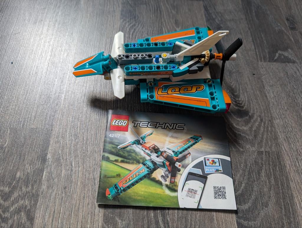 LEGO Technic Racevliegtuig 42117 - Zo goed als nieuw, Lego, Compleet, Ophalen of Verzenden, Zo goed als nieuw