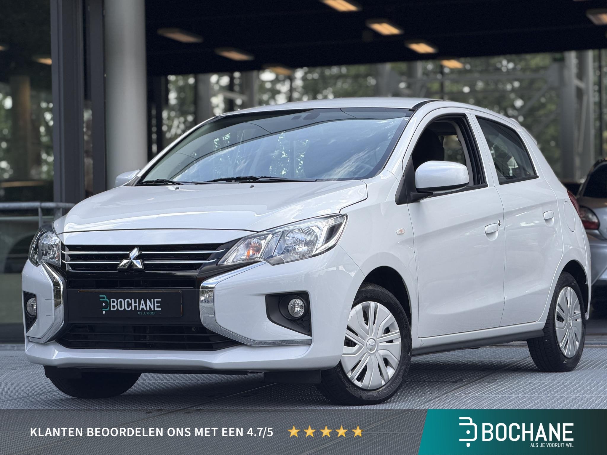 Mitsubishi Space Star 1.2 Connect+ | Navigatie via CarPlay /, Auto's, Voorwielaandrijving, Dealer onderhouden, Stof, Gebruikt