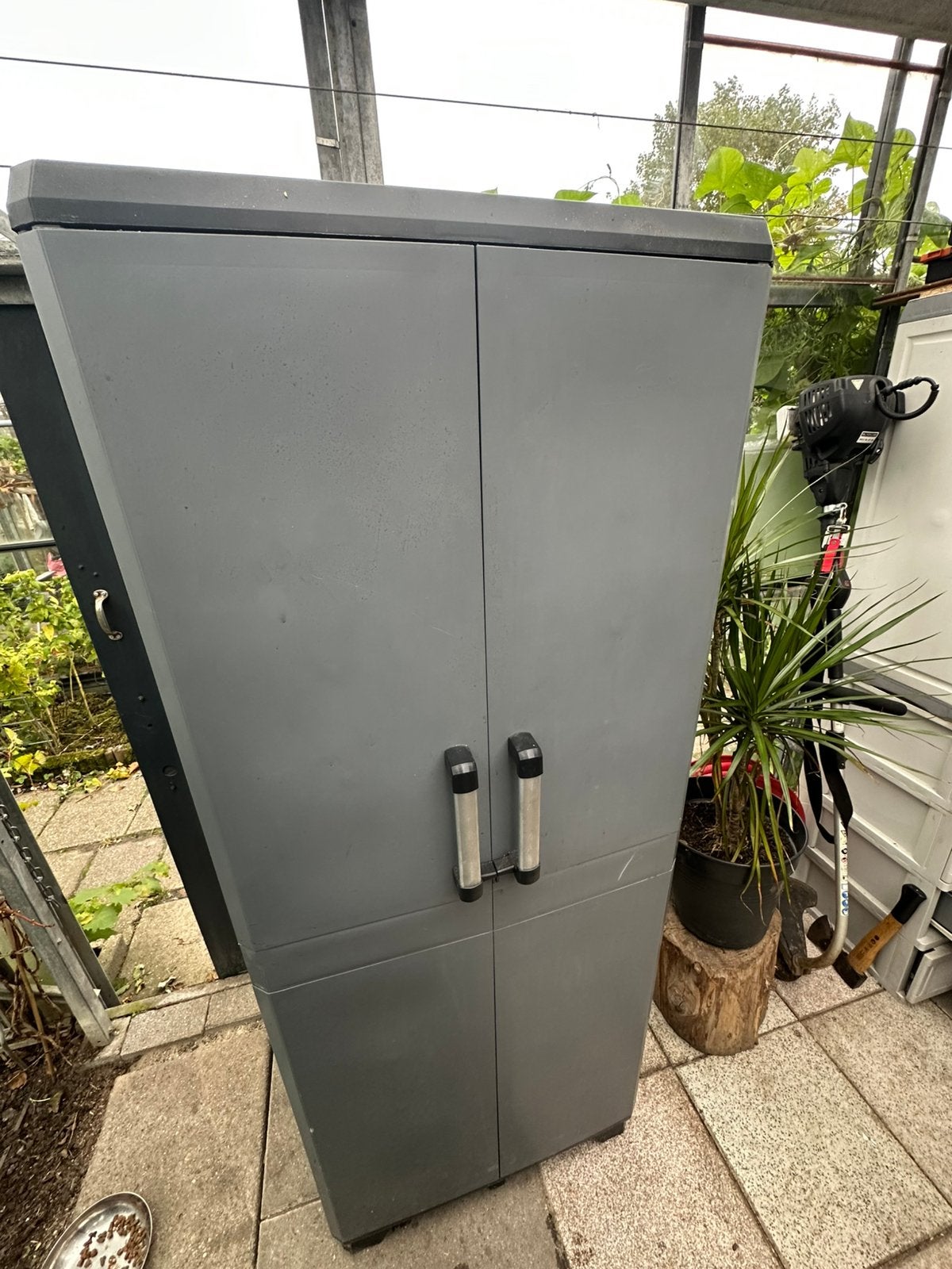 Opbergkast keter, Tuin en Terras, Ophalen of Verzenden, Zo goed als nieuw, Kunststof, Overige typen