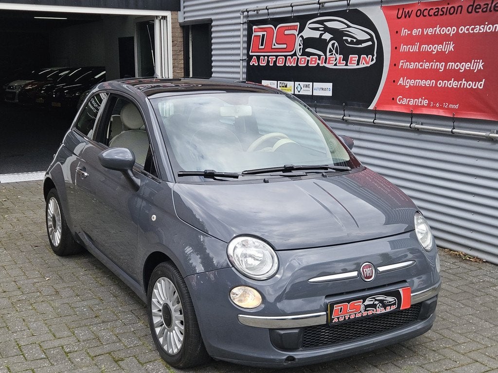 Fiat 500 1.2 Lounge FIAT 500 1.2 * PANORAMADAK-ELECTR.AIRCO., Auto's, Fiat, Gebruikt, 1242 cc, 4 cilinders, 840 kg