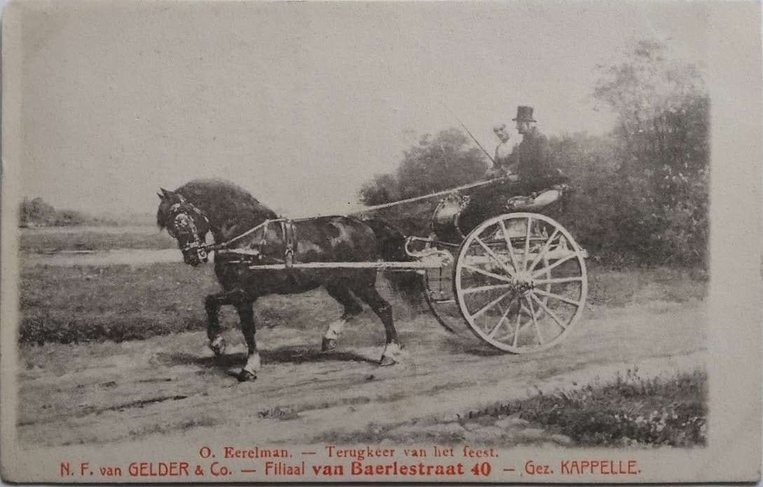 Reclamekaart N.F. van Gelder & Co - Otto Eerelman, Ophalen of Verzenden, Voor 1920, Ongelopen, Noord-Holland