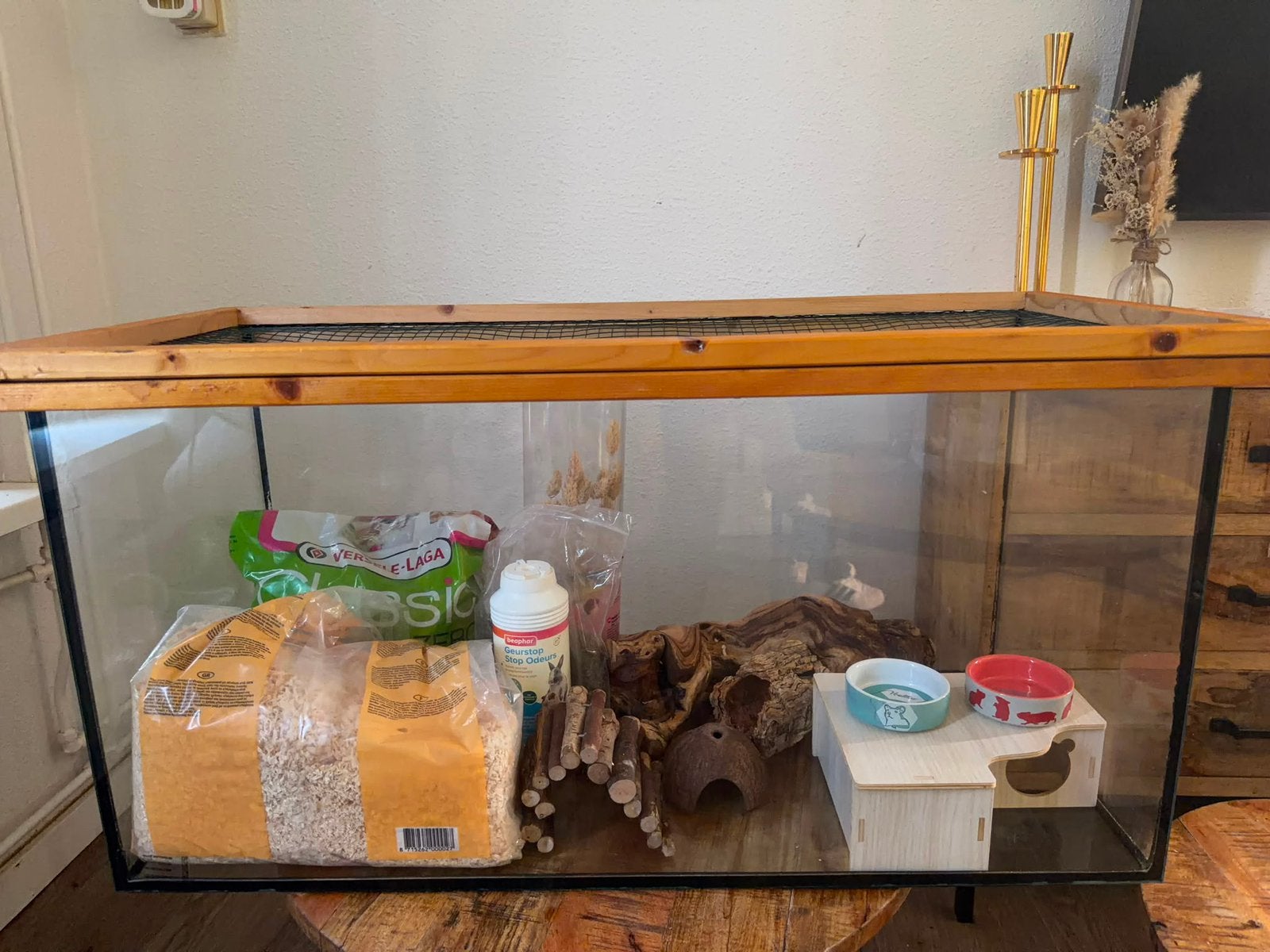 Hamster terrarium met deksel, Ophalen, 60 tot 90 cm, 75 tot 110 cm, Hok