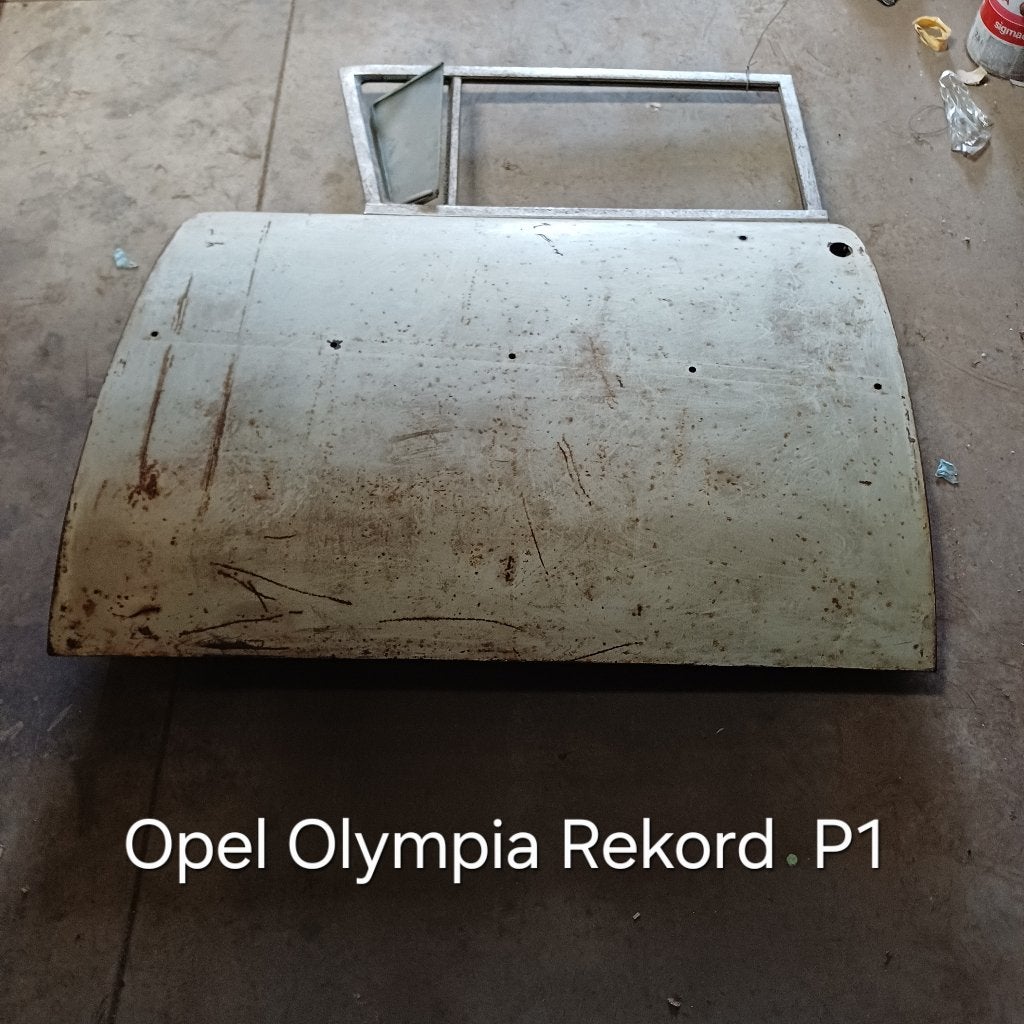Opel oldtimer Rekord  P1 deur +cromé deurkaders, Ophalen, Gebruikt, Opel, Deur