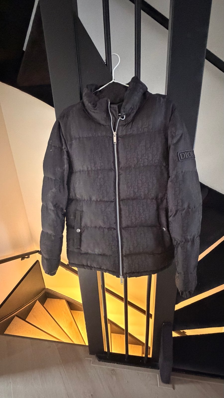 Dior Puffer Jacket - Kleine reparatie nodig, Ophalen of Verzenden, Gedragen, Zwart