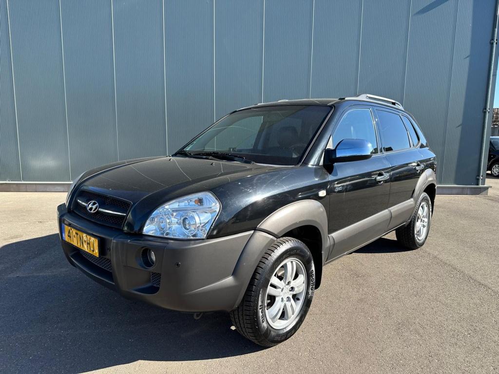 Hyundai Tucson 2.0i 4WD Style LEDER | CLIMA ! (bj 2006), Auto's, Hyundai, 142 pk, 4 cilinders, Zwart, Handgeschakeld