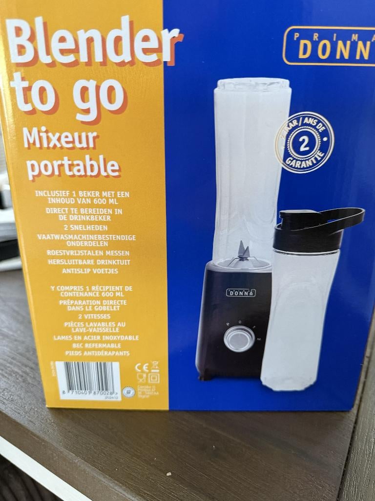 Prima Donna blender to go, Ophalen of Verzenden, Nieuw