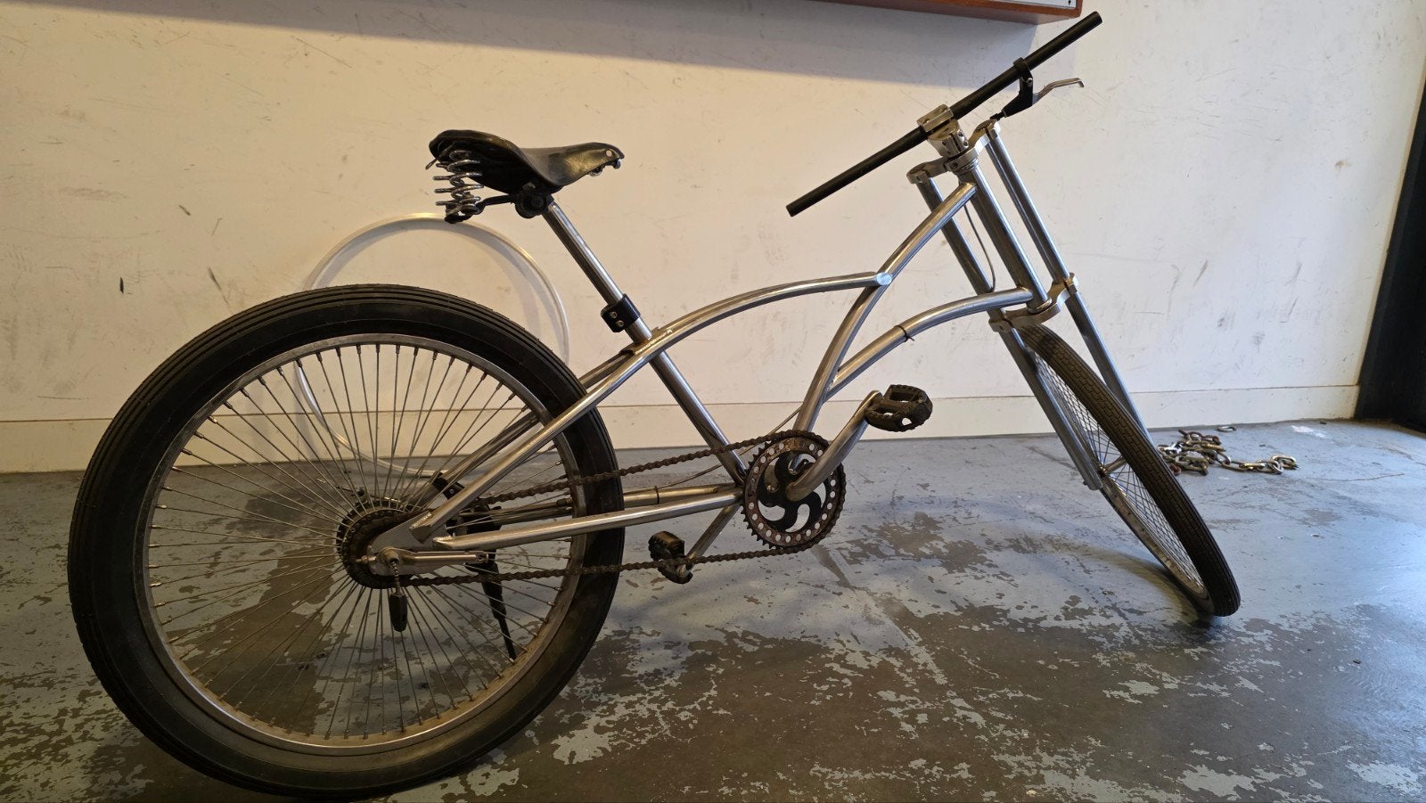 Unieke Lowrider Fiets - Custom Build, Gebruikt, Heren, Ophalen of Verzenden, Chroom