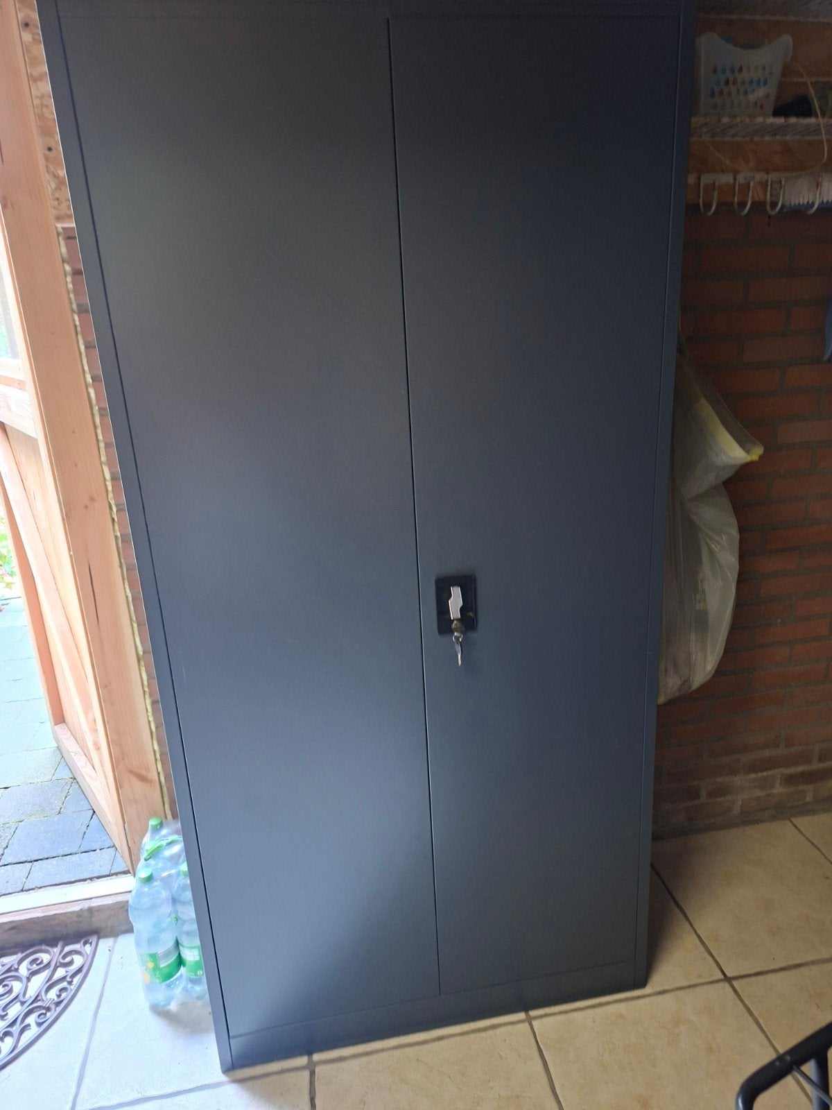 archiefkast antraciet 185x90x40.., Huis en Inrichting, Kasten | Roldeurkasten en Archiefkasten, Ophalen, Gebruikt, 50 tot 100 cm