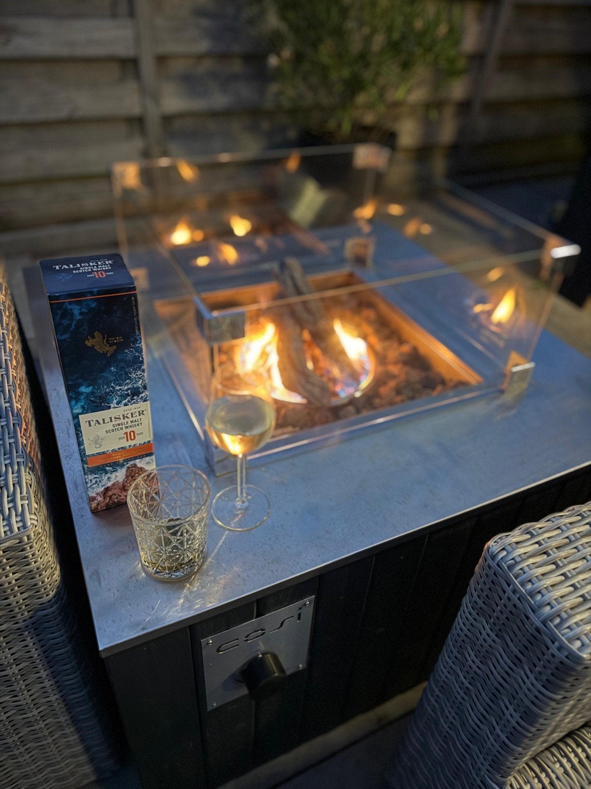 Cosifire 80 x 80 cm  gashaard – antraciet, Tuin en Terras, Ophalen