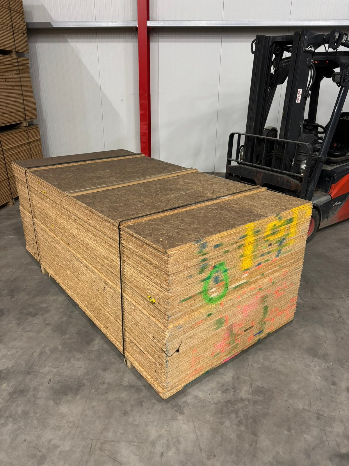 OSB 3 platen 1 keer gebruikt 244-122 18 mm, Minder dan 25 mm, Ophalen of Verzenden, 200 tot 250 cm, Plank