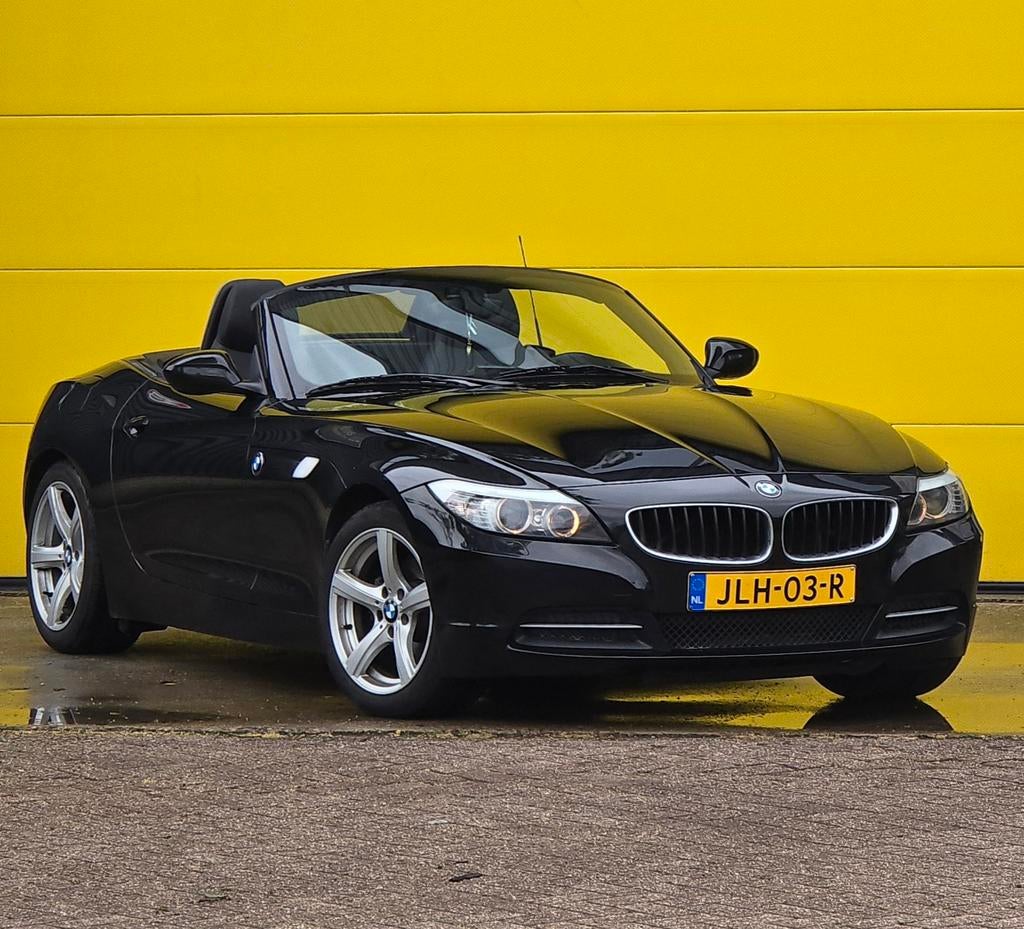 BMW Z4 2.5 Roadster Sdrive 23I 2009 Zwart, Auto's, BMW, Zwart, 2497 cc, Cabriolet, Zwart