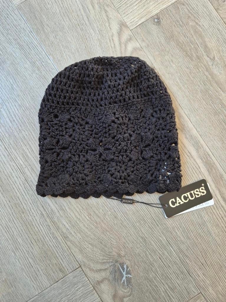 Muts zwart dames, Maat 38/40 (M), Cacuss, Nieuw, Ophalen of Verzenden