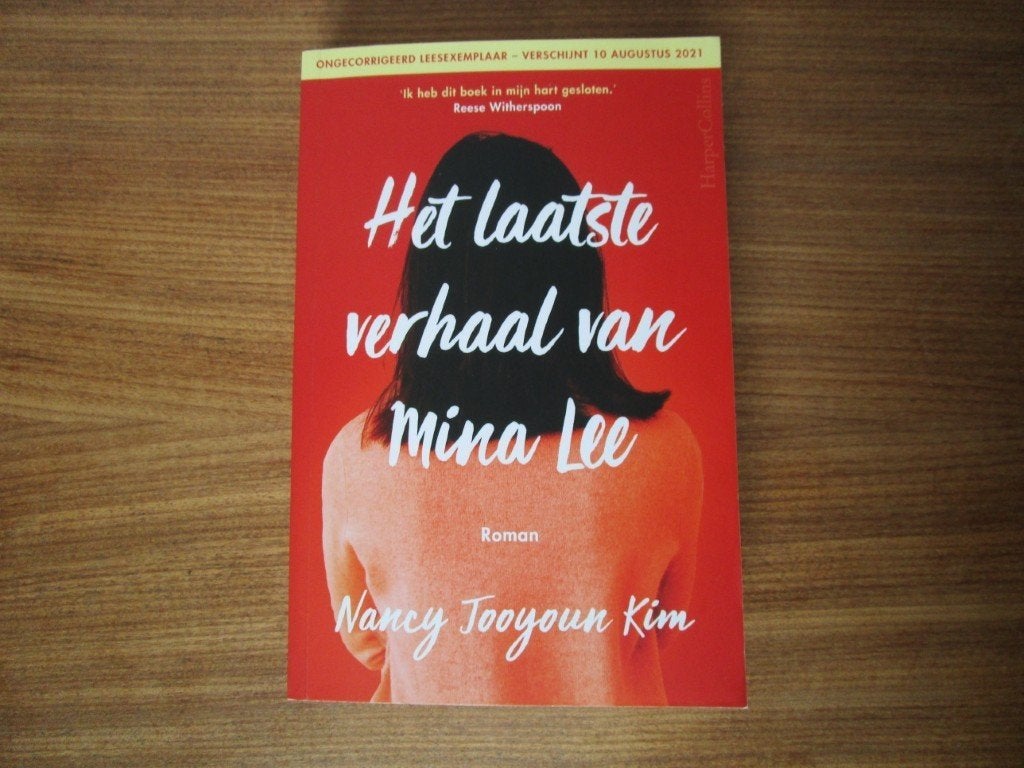 Nr.67: Boek Roman van Nancy Jooyoun Kim - Het laatste verhaa, Ophalen of Verzenden, Zo goed als nieuw