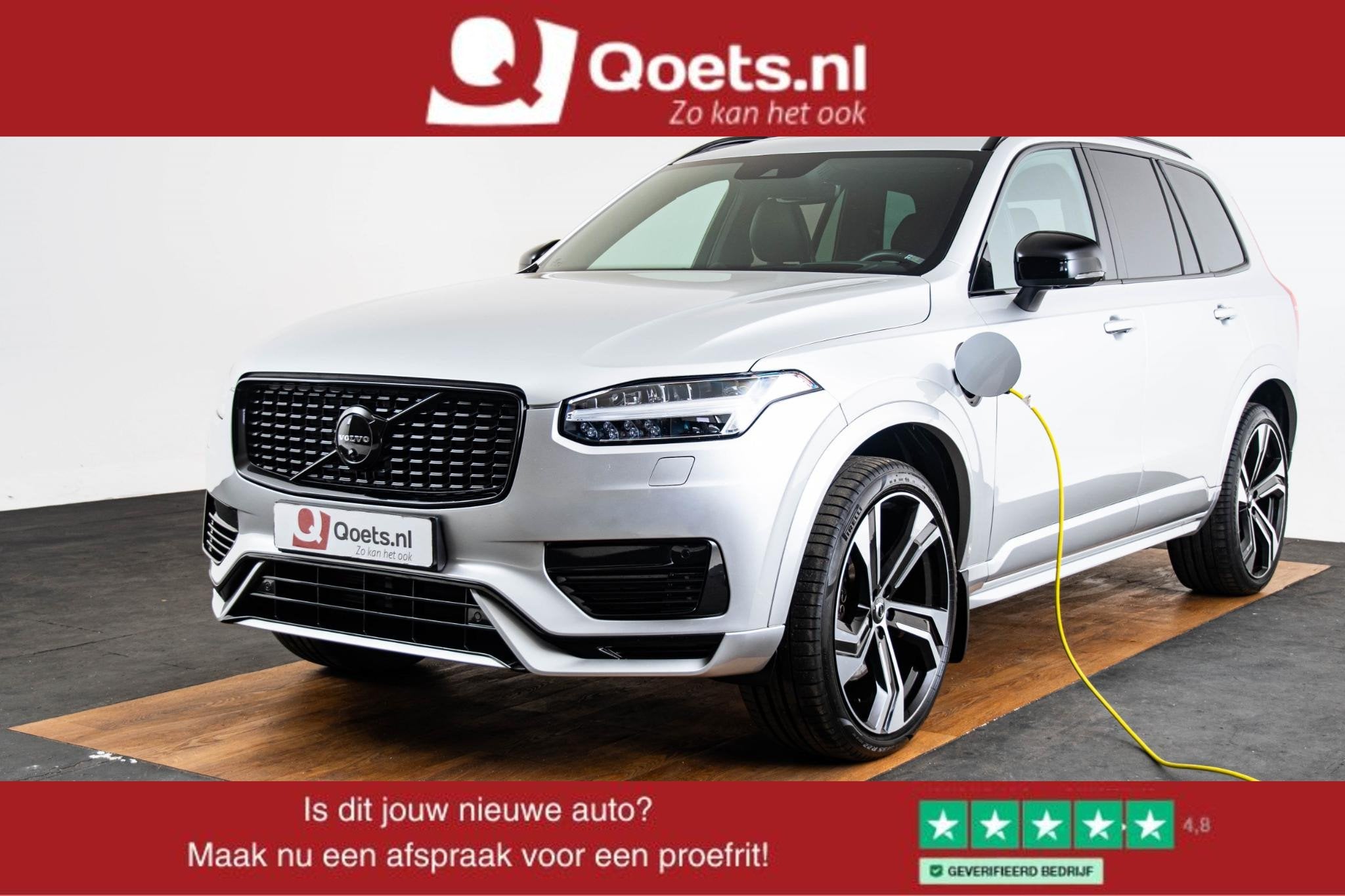 Volvo XC90 2.0 T8 Recharge AWD R-Design Panoramadak - Trekha, Auto's, Volvo, Bedrijf, Te koop, XC90, 360° camera, 4x4, ABS, Achteruitrijcamera
