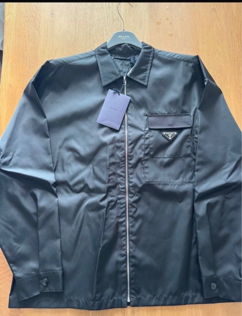 Nylon Prada shirt, Zwart, Ophalen of Verzenden, Prada, Maat 56/58 (XL)