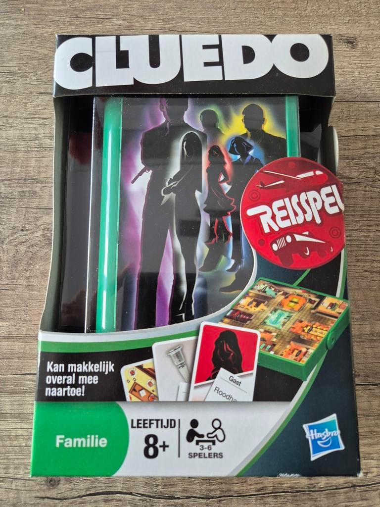 Cluedo Reisspel - Detective spel voor onderweg, Vijf spelers of meer, Ophalen of Verzenden, Zo goed als nieuw, Hasbro