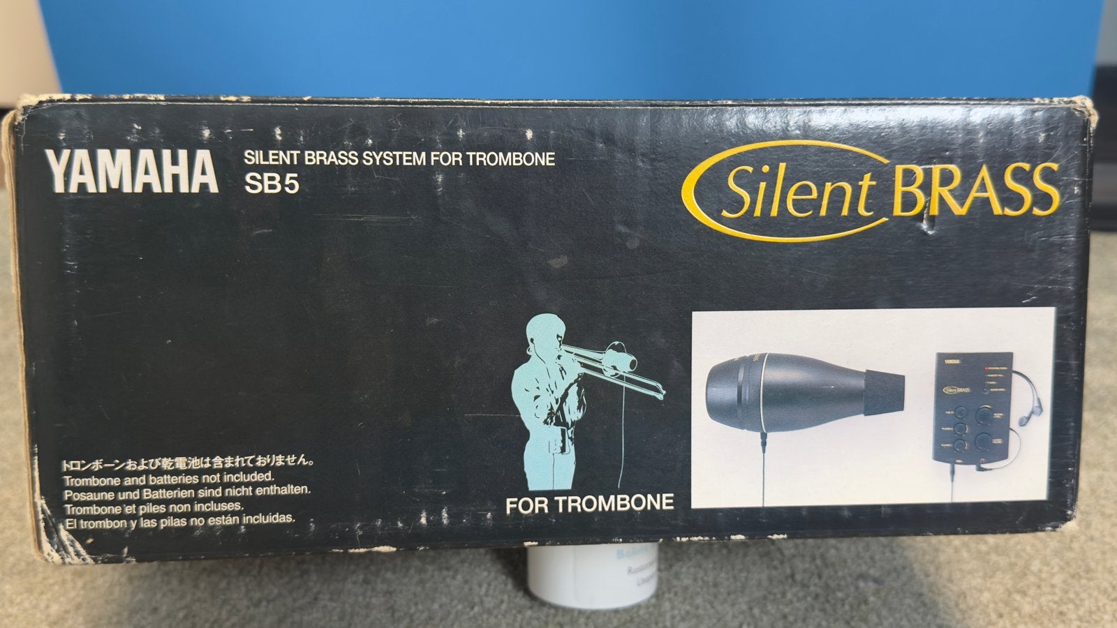 Yamaha Silent Brass SB5 Systeem voor Trombone, Muziek en Instrumenten, Ophalen of Verzenden, Gebruikt, Koperblazer