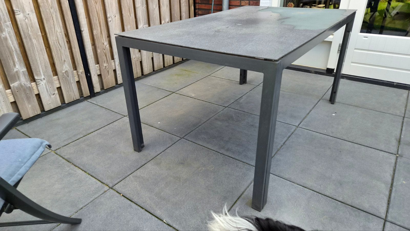 Gratis af te halen - tuintafel, Tuin en Terras, Tuintafels, Ophalen, Gebruikt, Rechthoekig