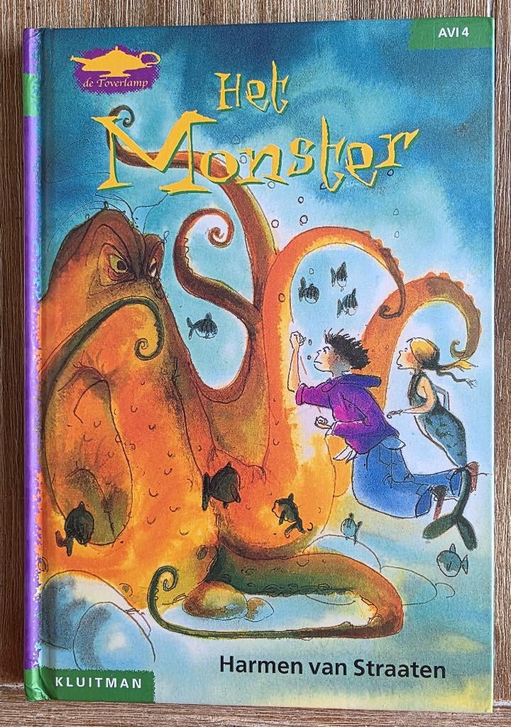 De Toverlamp - Het monster - AVI 4 - AVI M4 - Groep 4, Ophalen of Verzenden, Zo goed als nieuw, Harmen van Straaten, Fictie algemeen