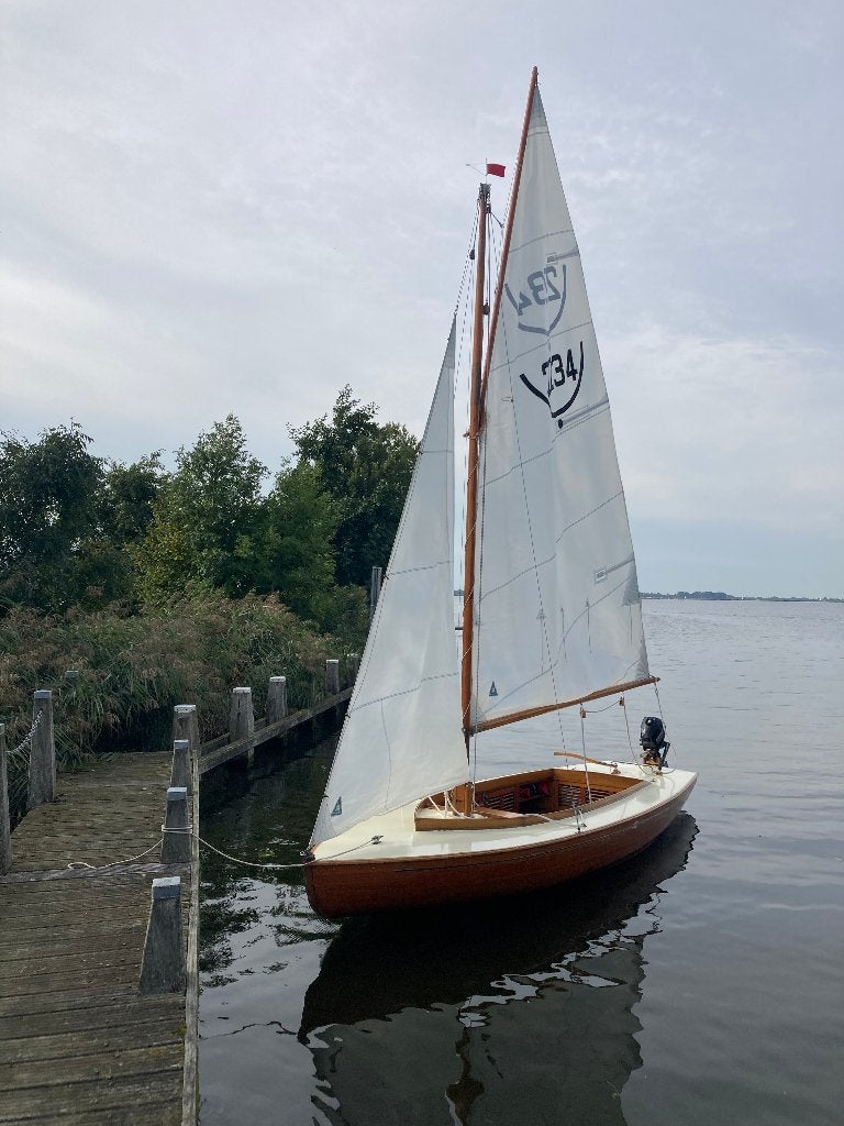 16 M2 BM zeilboot, Watersport en Boten, Ophalen, Gebruikt, Fok, 16m² klasse