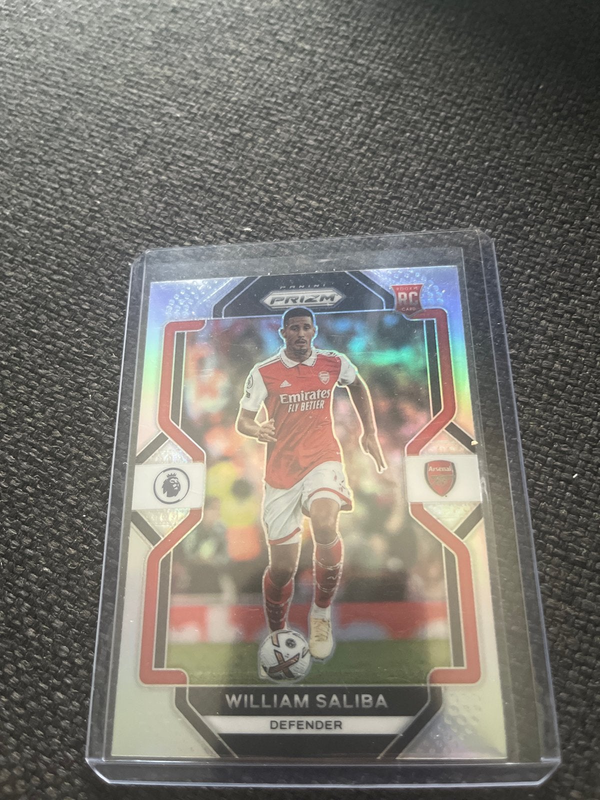 William Saliba RC Prizm Premier League Arsenal, Verzamelen, Sportartikelen en Voetbal, Ophalen of Verzenden, Zo goed als nieuw