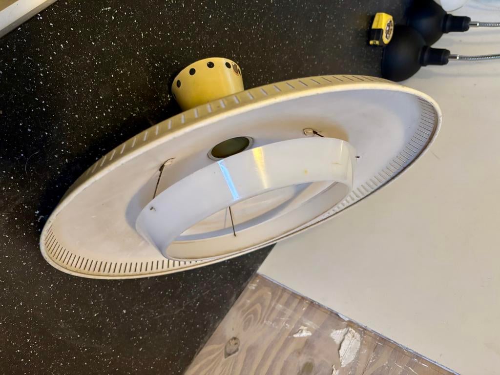 Philips lamp Louis Kalff, Ophalen, Gebruikt, Metaal, Jaren 50
