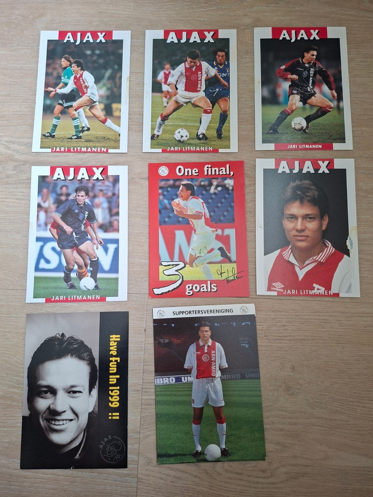 Jari Litmanen - Ajax Kaarten, Ophalen of Verzenden, Ajax, Spelerskaart