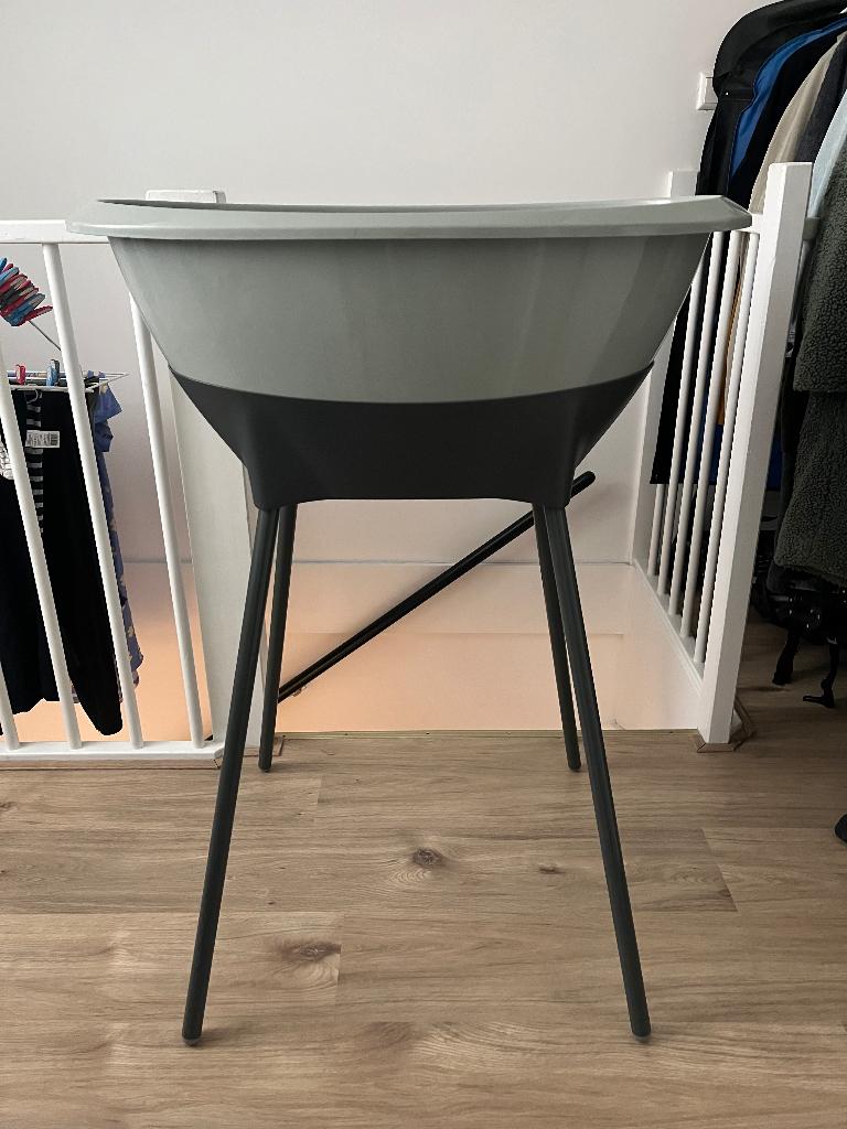 Luma babybadje met inlegstukje, grijsgroen, Ophalen, Zo goed als nieuw, Badje, Overige merken