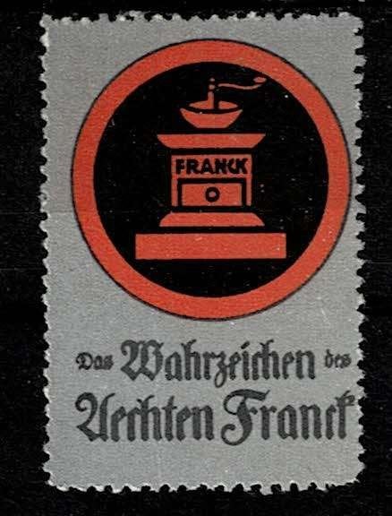 sluitzegel Duitsland AECHTEN FRANCK, Ophalen of Verzenden, Overige thema's